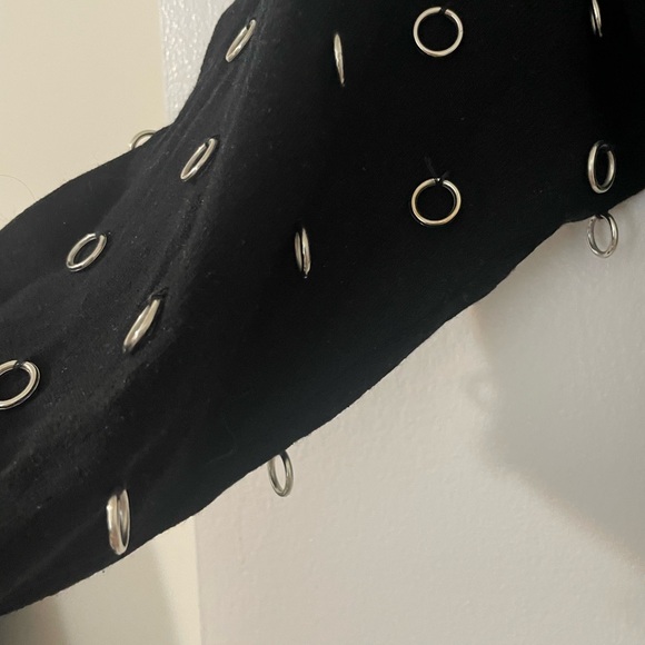 Zara Cropped Ring Embellished Sweater - Picture 3 of 5